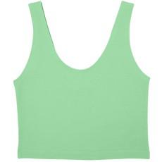 Melon Cropped Tank Top via TIZZ & TONIC