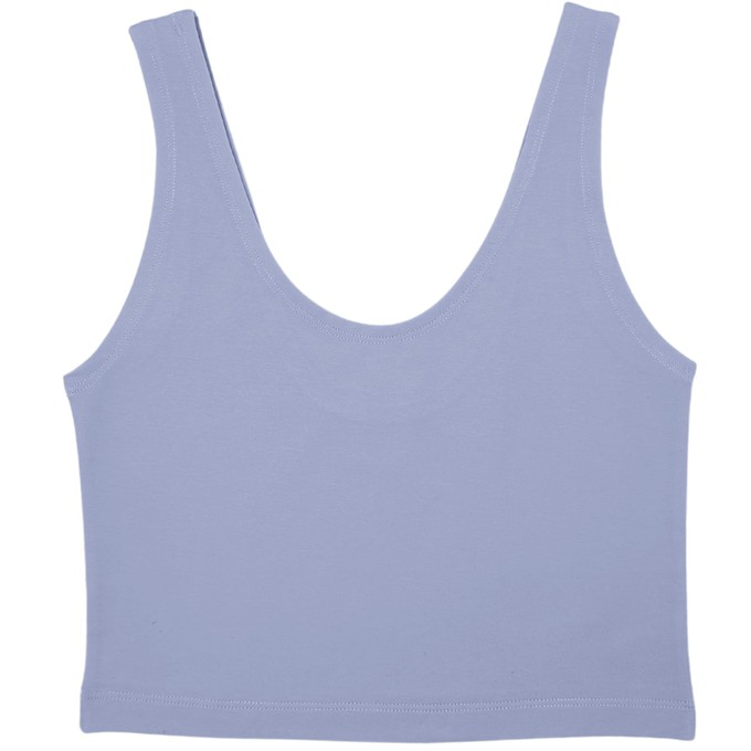 Lavender Cropped Tank Top from TIZZ & TONIC