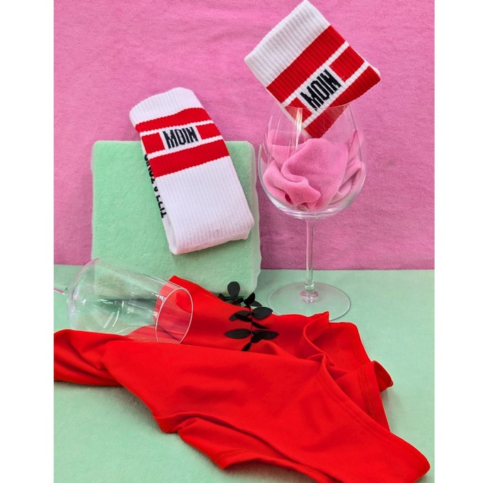 Chili Pepper Hi-Waist & MOIN Sock Gift Box Set from TIZZ & TONIC