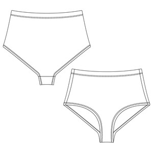 Santorini Hi-Waist Panty from TIZZ & TONIC