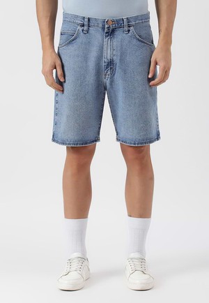 UnExcess Pledge | Bermudashorts mit hohem Bund in Hellindigoblau from Un Denim