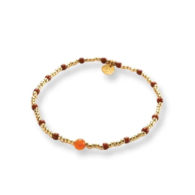 A Beautiful Story Clever Carnelian Bracelet Gold from UP TO DO GOOD