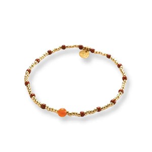 A Beautiful Story Clever Carnelian Bracelet Gold from UP TO DO GOOD