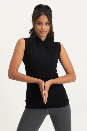 Good Karma Yoga Top – Onyx Black from Urban Goddess