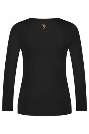 Zora Longsleeve Yoga-Top – Urban Black from Urban Goddess