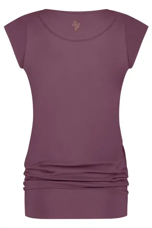 Asana Yoga Tee – Mauve from Urban Goddess