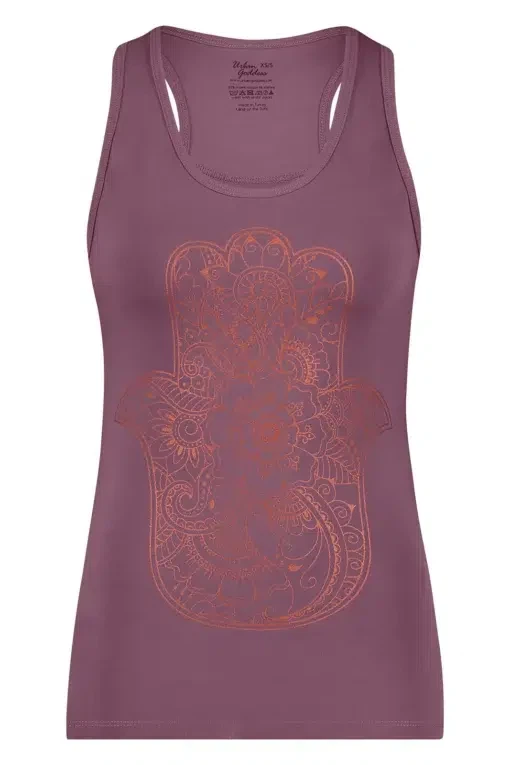 Hamsa Core Yoga-Tank- Mauve from Urban Goddess