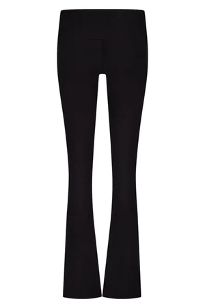 Aura Flared Yoga Sportbroek – Onyx Black from Urban Goddess