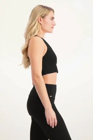 Surya Yoga Sport-BH – Onyx Black from Urban Goddess