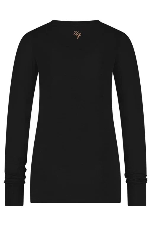 Namaste Core Yoga-Longsleeve – Onyx Black from Urban Goddess