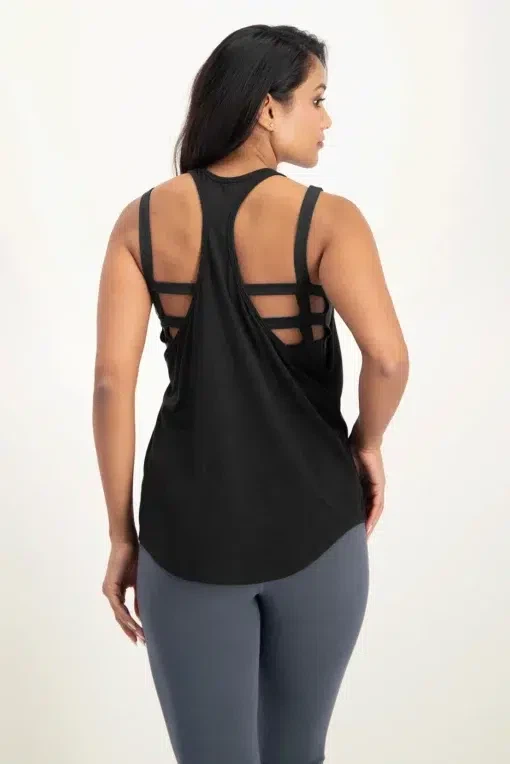 Maya Yoga Tank – Onyx Black from Urban Goddess