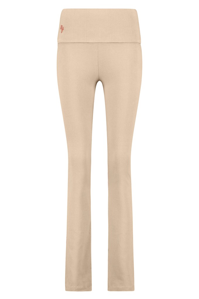 Pranafied Flare Broek – Sand from Urban Goddess