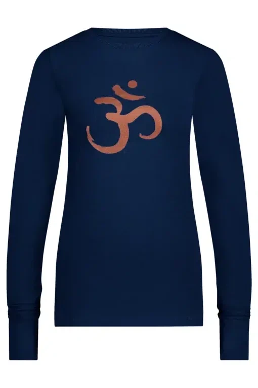 Karuna OM Yoga Longsleeve Shirt – Midnight from Urban Goddess