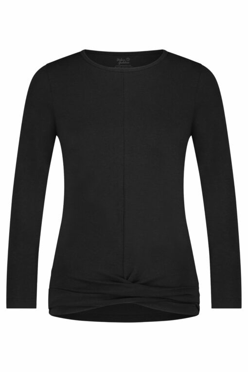 Zora Longsleeve Yoga-Top – Urban Black from Urban Goddess