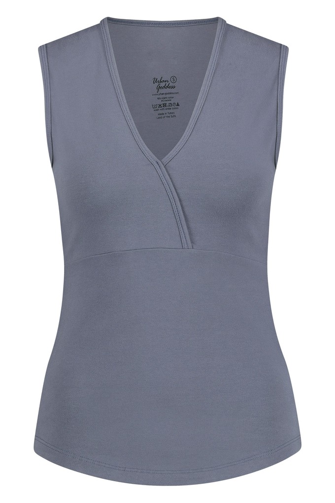 Namaste Yoga Top – Slate from Urban Goddess