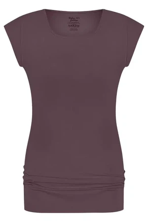 Asana Yoga Tee – Berry from Urban Goddess