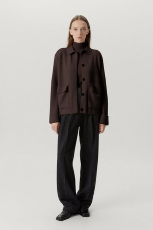 The Merino Wool Jacket - Ebony from Urbankissed