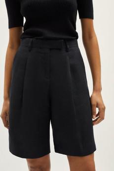 The Linen Twill Shorts - Black via Urbankissed