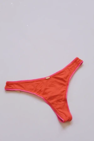 Orange Bamboo 90's Thong from Urbankissed