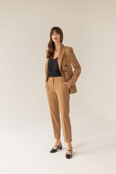 Cigarette Pants Caramel via Urbankissed