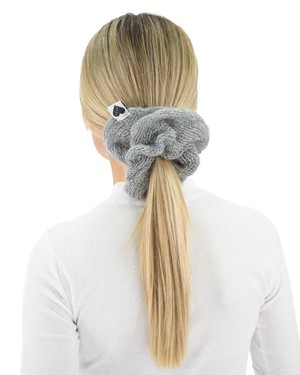 XL Angora Scrunchie - Grey from Urbankissed