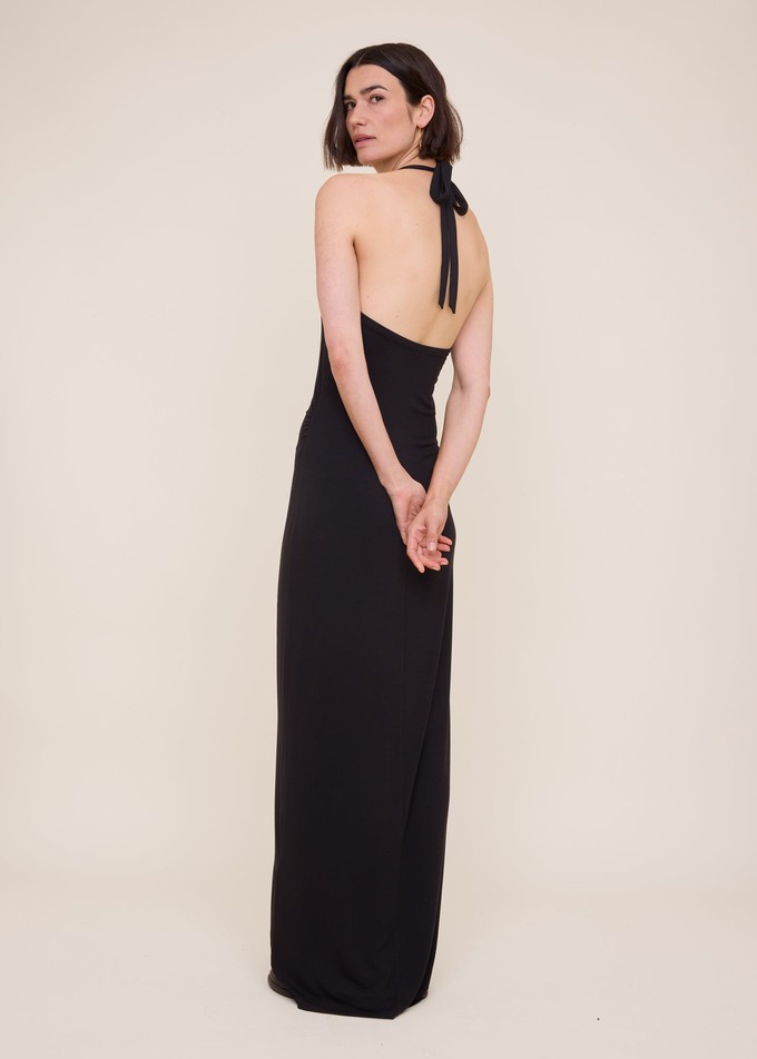 Clean viscose halter dress from Vanilia