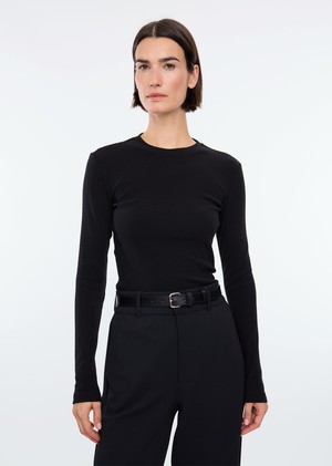 Lyocell ribbed longsleeve from Vanilia