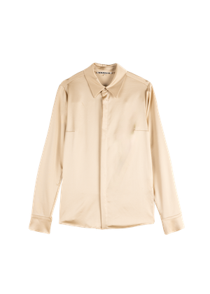 Champagne satin blouse from Vanilia