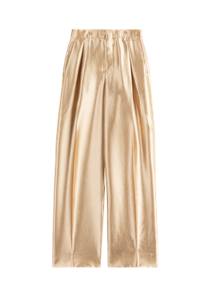 Wide metallic pants from Vanilia