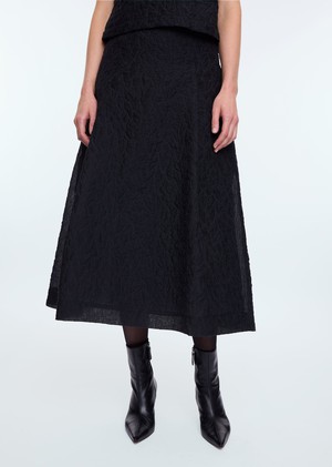 Pleated searsucker skirt from Vanilia