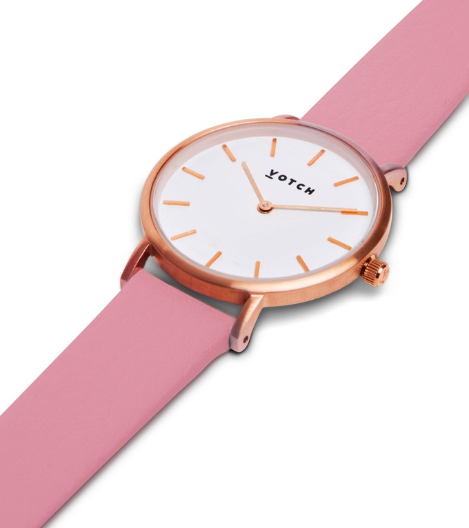 Rose Gold & Flamingo Pink Watch | Petite from Votch