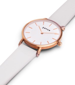 Rose Gold & Light Grey Watch | Petite from Votch