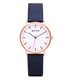 Rose Gold & Navy Watch | Moment via Votch