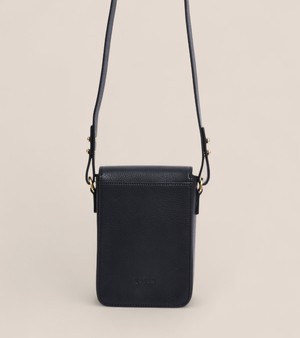 Luna Compact Vegan Bio-Based Bamboo Phone Bag in Black from Votch Luna Compact Vegan Bio-Based Bamboo Phone Bag in Black from Votch