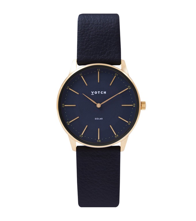 Gold & Black with Black Watch | Solar Classic from Votch