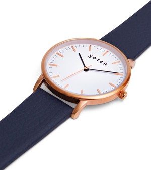 Rose Gold & Navy Watch | Moment from Votch