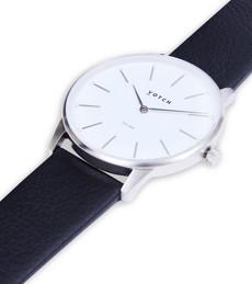 Silver & Black Watch | Solar Classic via Votch