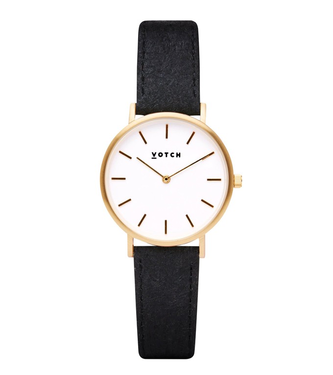 Gold & Piñatex Watch | Petite from Votch