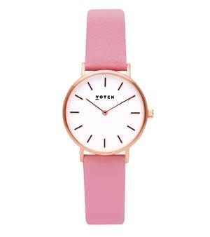 Rose Gold & Flamingo Pink Watch | Petite from Votch