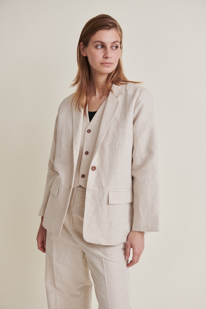 Blazer Nata Relaxed Fit Natural from WANDERWOOD