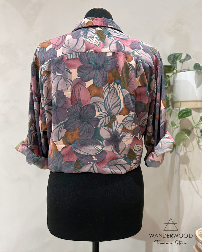 Pre-Loved Blouse Spring Flowers from WANDERWOOD