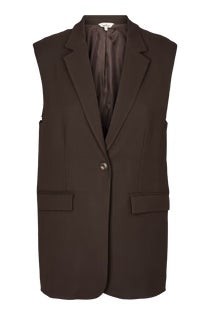 Lang Gilet Marjorie Chocolate Torte from WANDERWOOD