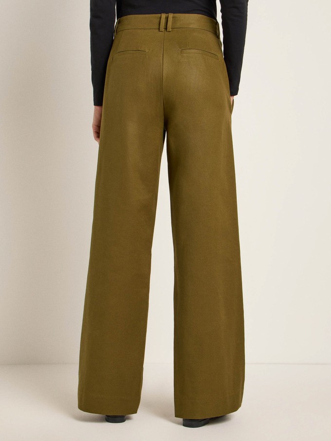 Broek Marlene Dark Olive from WANDERWOOD