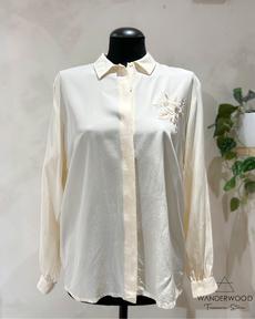 Pre_loved Blouse Flower via WANDERWOOD