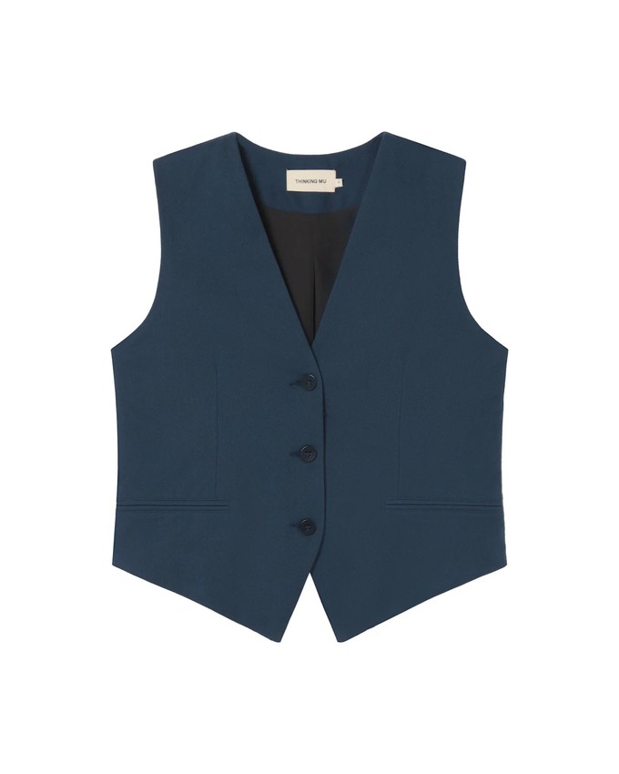 Gilet Edith Donkerblauw from WANDERWOOD