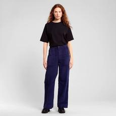 Broek Vara Corduroy Navy via WANDERWOOD