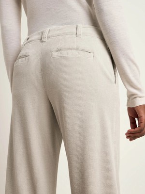 Broek Marlene Corduroy Light Grey from WANDERWOOD