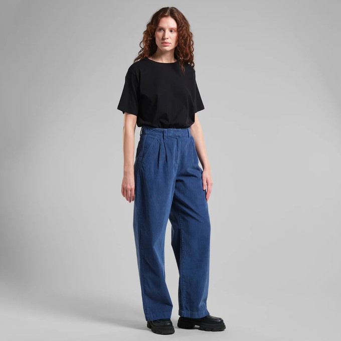 Broek Vickleby Corduroy True Blue from WANDERWOOD