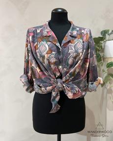 Pre-Loved Blouse Spring Flowers via WANDERWOOD