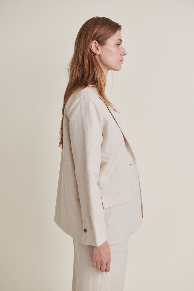 Blazer Nata Relaxed Fit Natural from WANDERWOOD